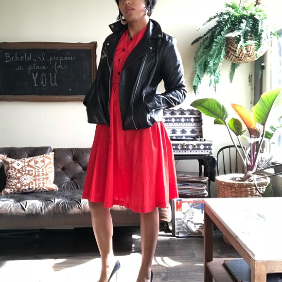 Wilsons Black Leather Jacket - Picture 2 of 6